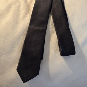 Alexander Logan Neckwear Black Polyester 63" Narrow 2" Wide Necktie